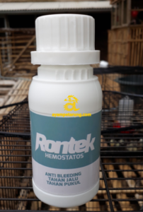 RONTEK HEMOSTATOS Obat Ayam Anti Jalu dan Tahan Pukul